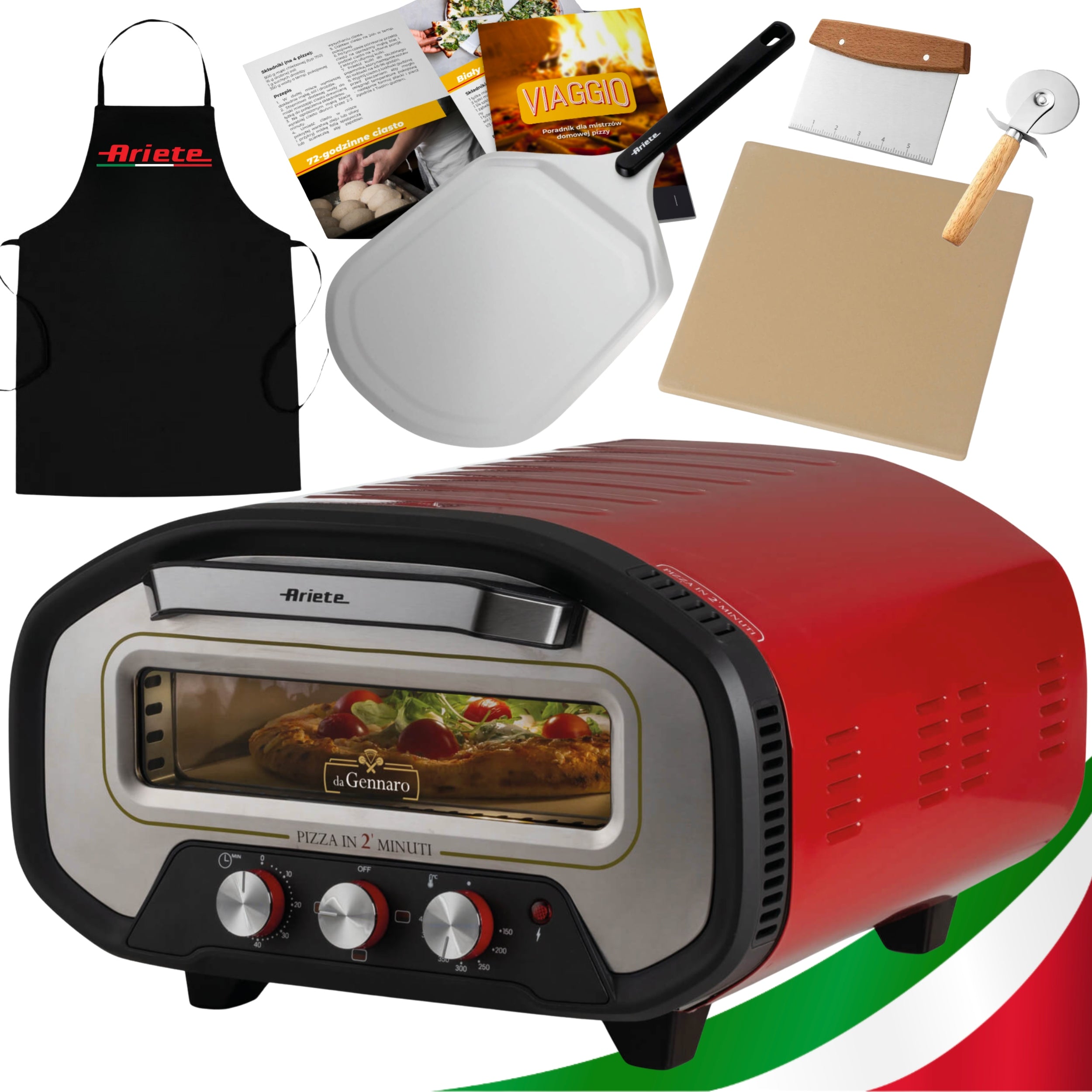 PIZZA Oven Electric Household Oven ARIETE 3901 430°C stone FREEBIES