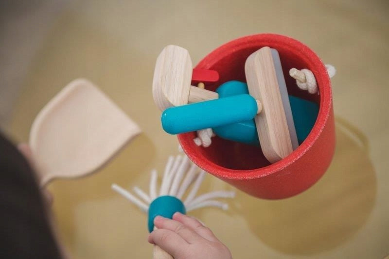 PLAN TOYS - Cleaning kit - PLTO-3498 Color blue