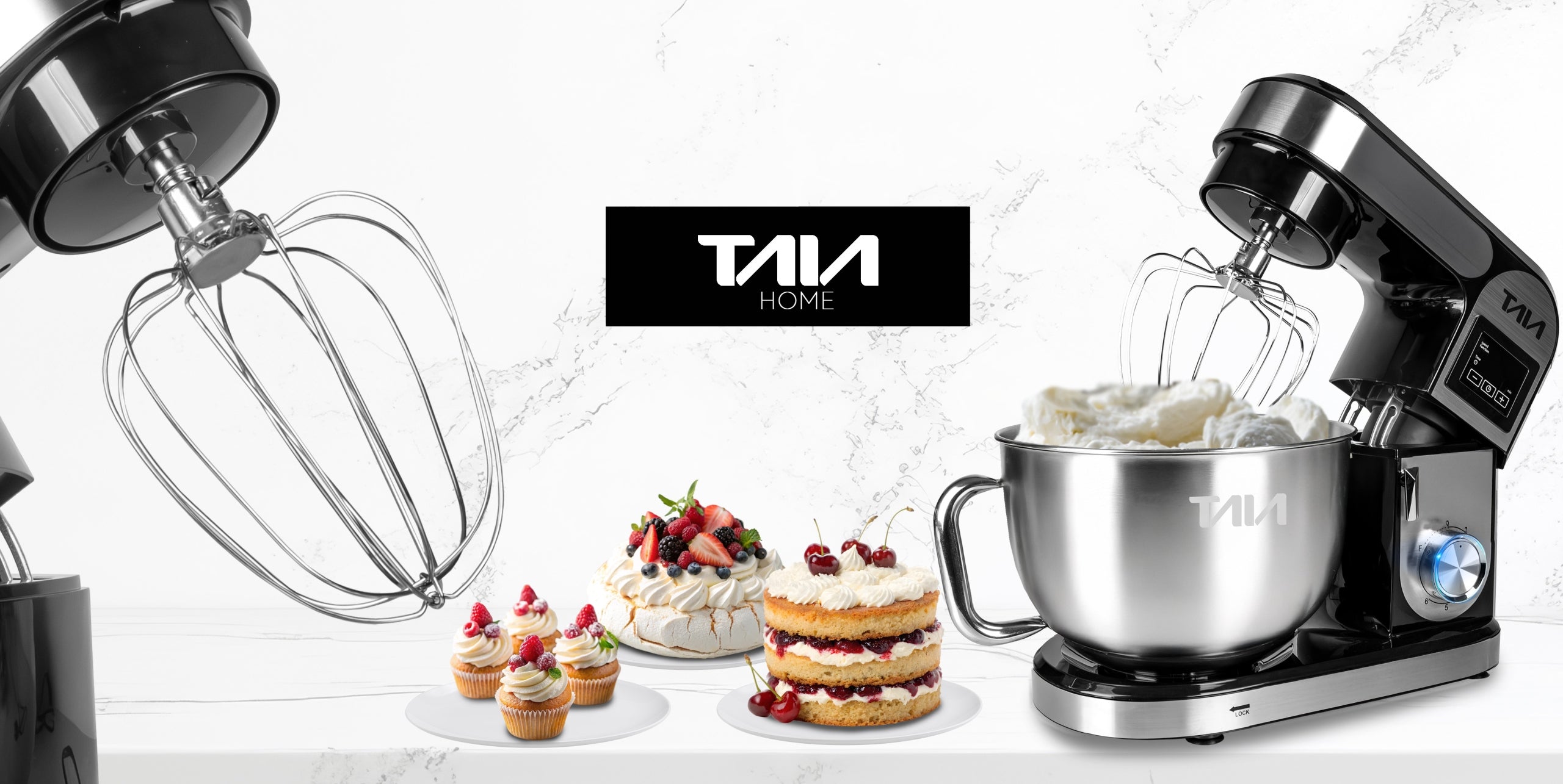 PLANETARY FOOD PROCESSOR TAIA ORA 2000 IN MULTIFUNCTION MIXER BOWL 6,5 L Power rating 2000 W