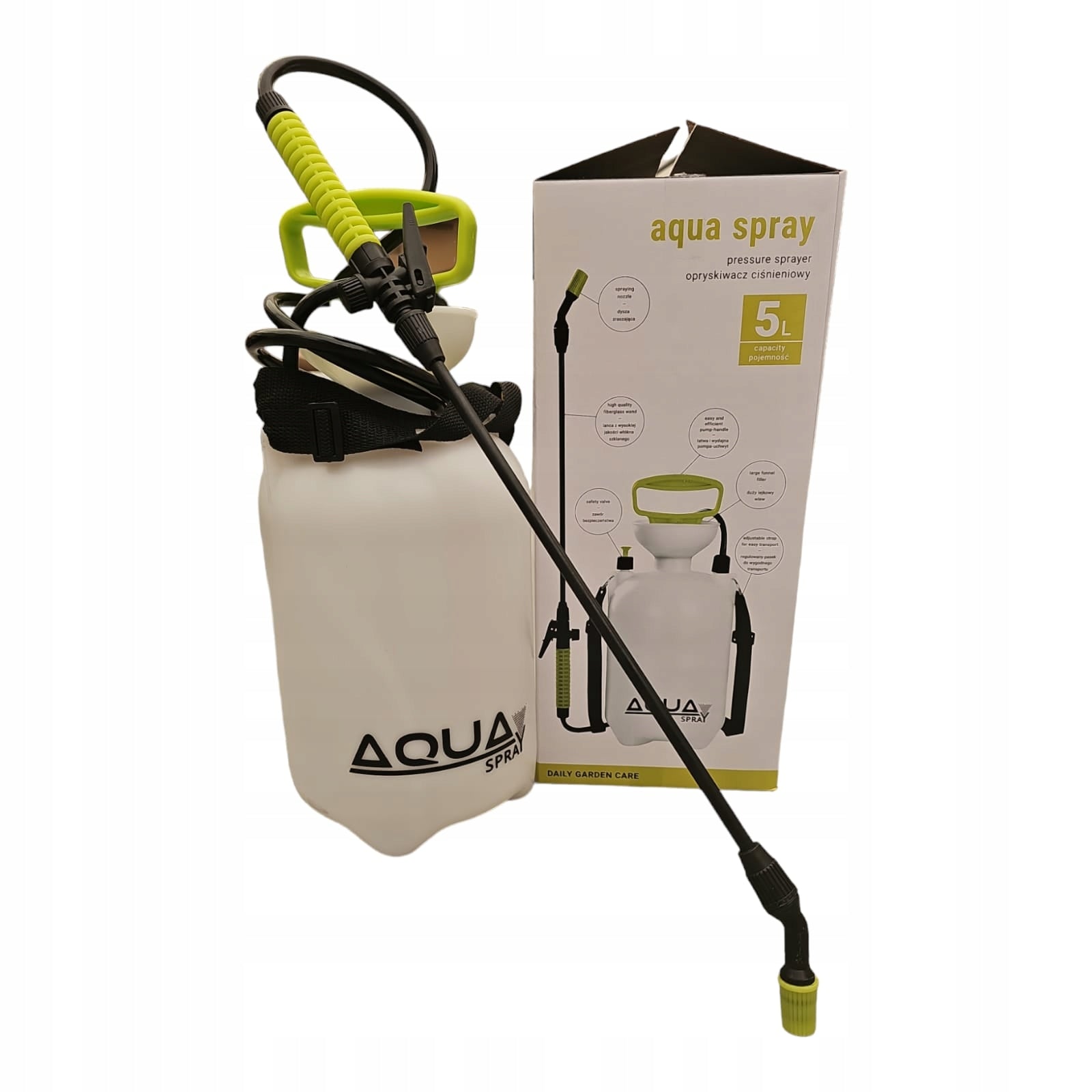 PLANT SPRAYER PRESSURE HANDHELD Garden 5 LITERS BRADAS + LANCE Packaging status original
