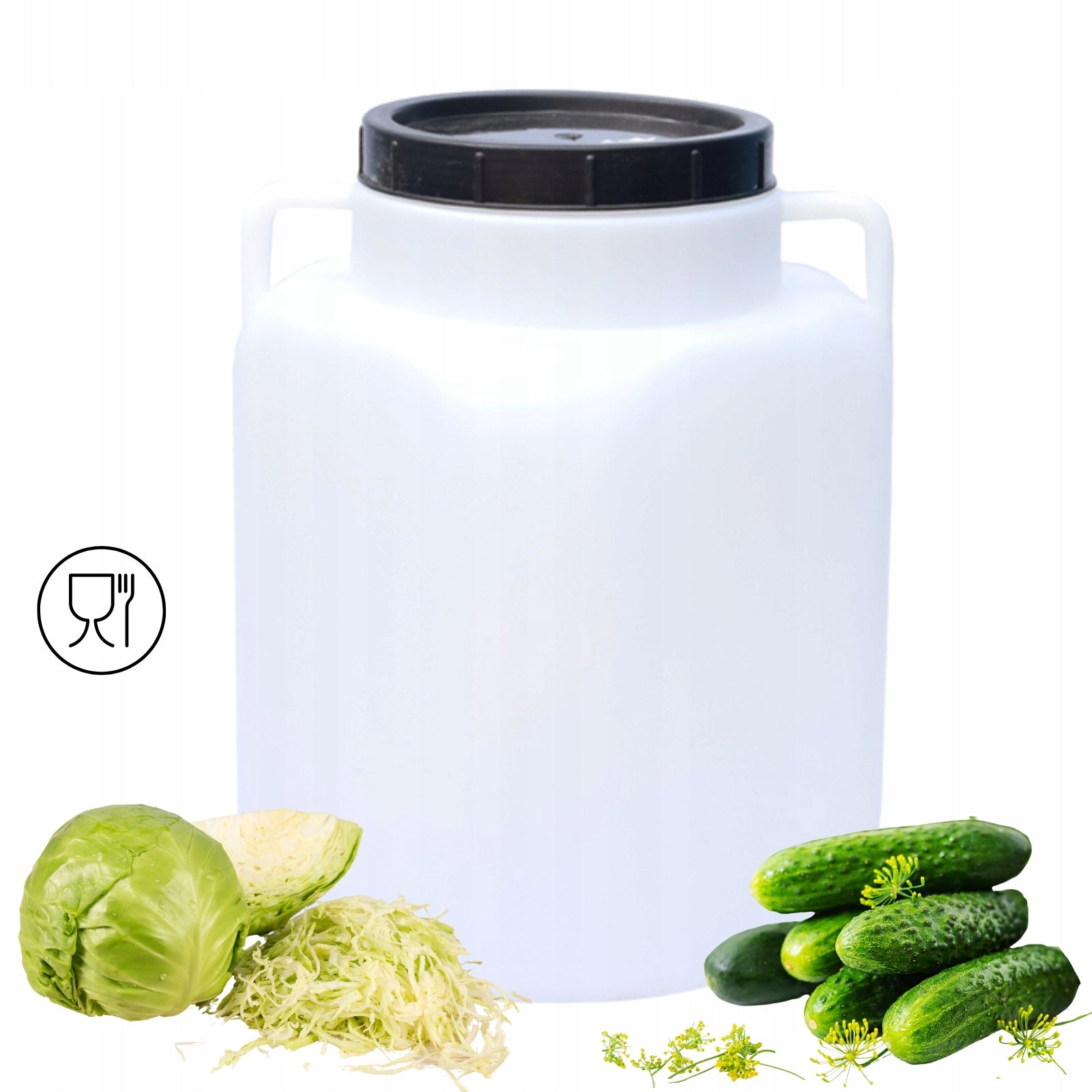 PLASTIC BARREL 30 L FOR PICKLING CABBAGE FOR WATER RAINWATER CUCUMBERS NEW