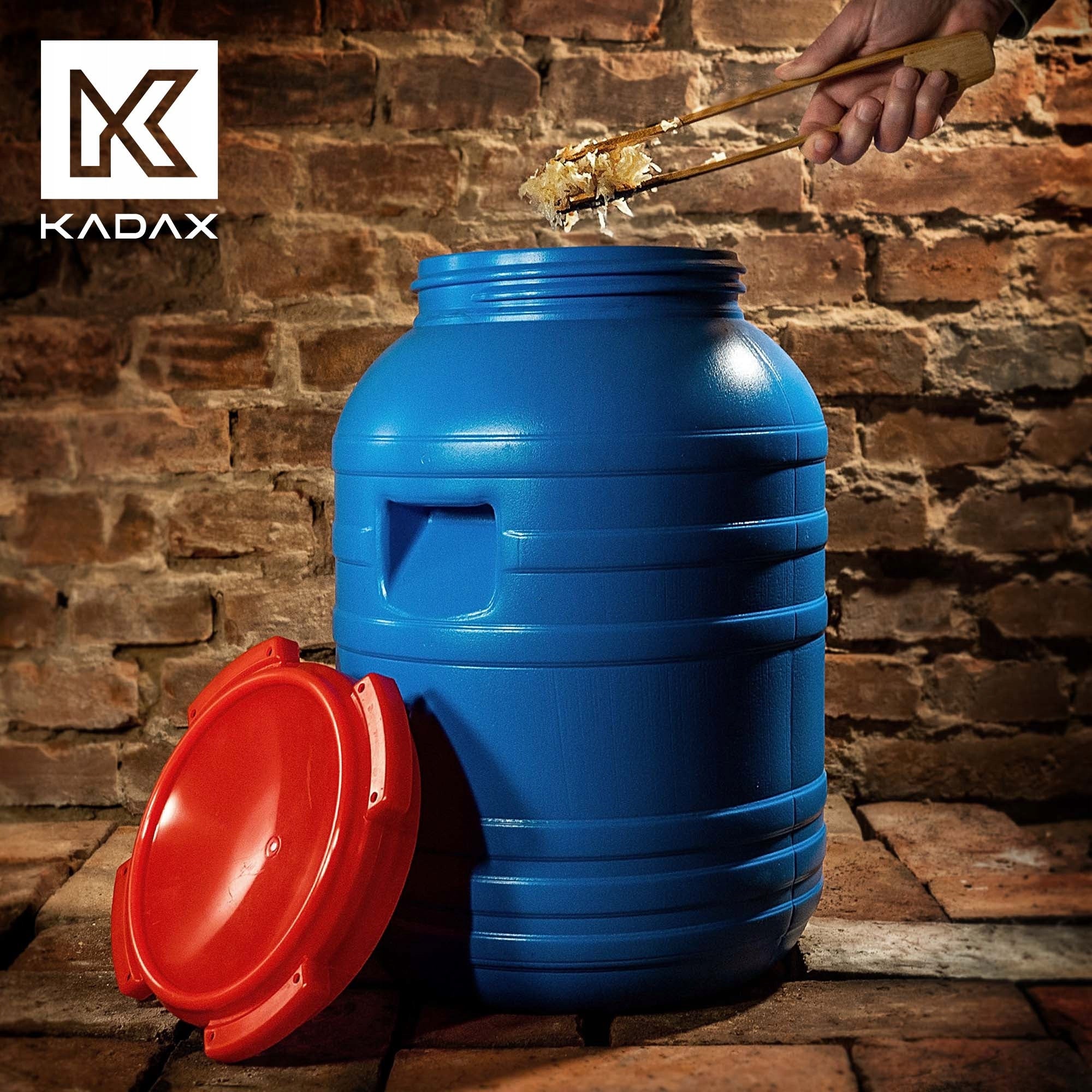 PLASTIC BARREL 30L FOR PICKLING CABBAGE FOR WATER RAINWATER CAP ATTESTATION Packaging status original