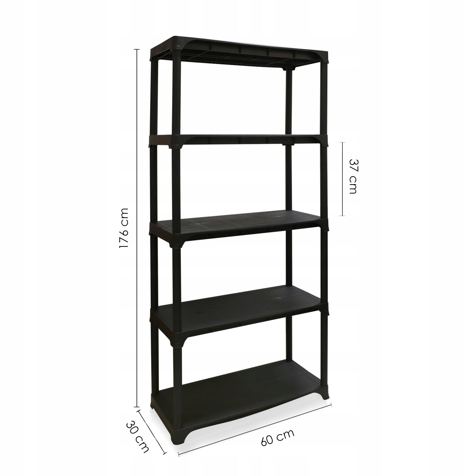 PLASTIC RACK WORKSHOP GARAGE 60x30x176 TUV A Manufacturer Product Placement