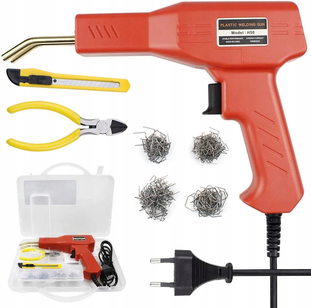 PLASTIC SEALER PLASTIC STAPLER SET Manufacturer code H50 ZGRZEWARKA DO PLASTIKU TWORZYWA ZSZYWACZ