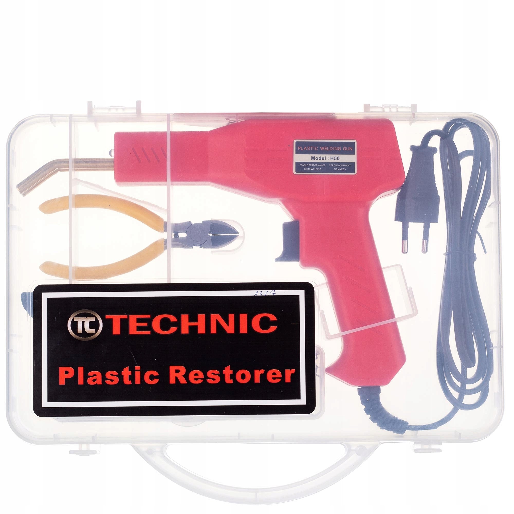 PLASTIC STAPLER WELDING MACHINE PLASTIC SOLDERING IRON 1000PCS STAPLES Packaging status original
