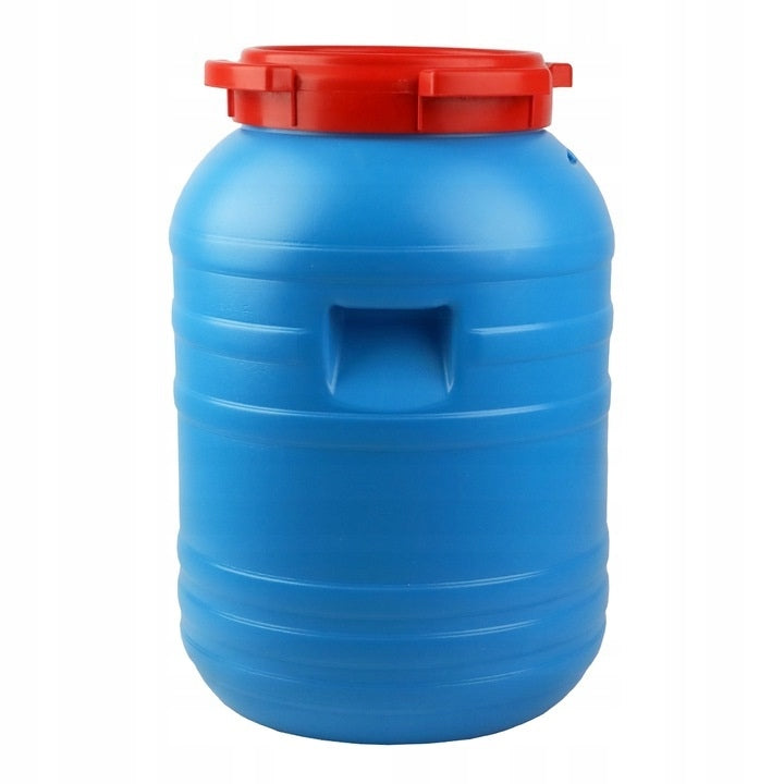 PLASTIC WATER BARREL FOR CUCUMBER CABBAGE POCKET WITH SCREW CAP THICK 30l