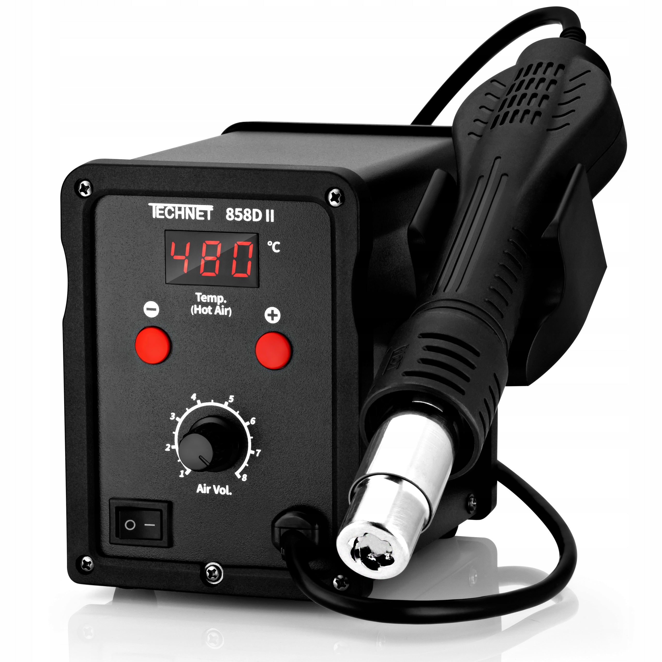 PLASTIC WELDING MACHINE HOT AIR SOLDERING STATION SOLDERING IRON WELDING MACHINE 858DII Brand Technet