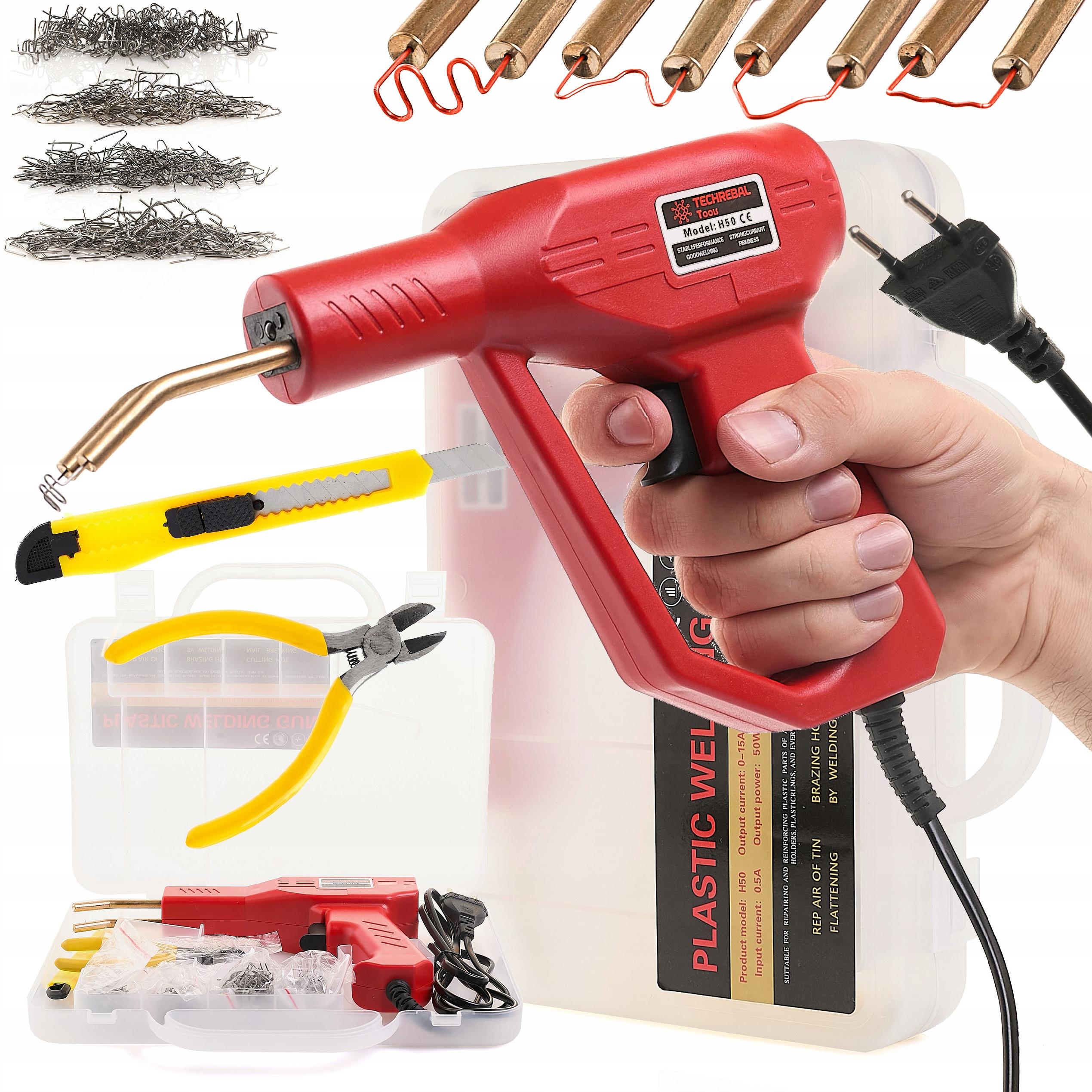 PLASTIC WELDING MACHINE Techrebal 858D ULTRA 750W STAPLER Plastic Welding Machine Brand Techrebal