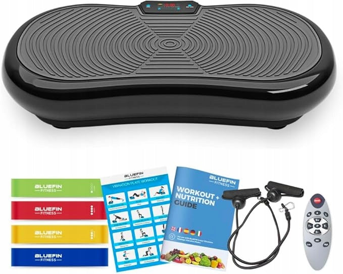 PLATE PLATFORM BLUEFINFITNESS ULTRA SLIM VIBRATION 180 LEVELS 5 PRG