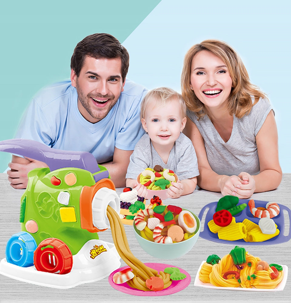 PLAYDOUGH LARGE CREATIVE CAKE PASTA MACHINE SET FOR KIDS Packaging status original