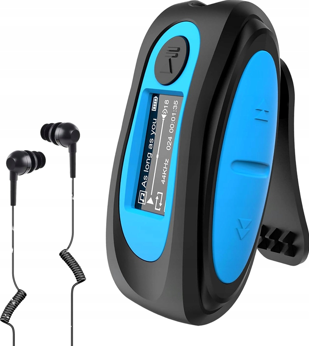 PLAYER 8GB WATERPROOF SCREEN HEADPHONES SPORTS SWIMMING SURFING