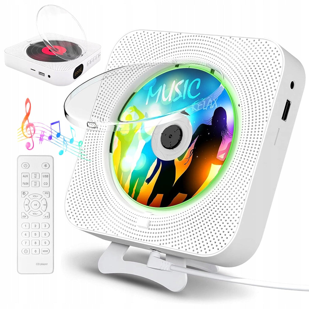 PLAYER PORTABLE CD DESK SPEAKER WITH BLUETOOTH RADIO HIFI WITH REMOTE CONTROL