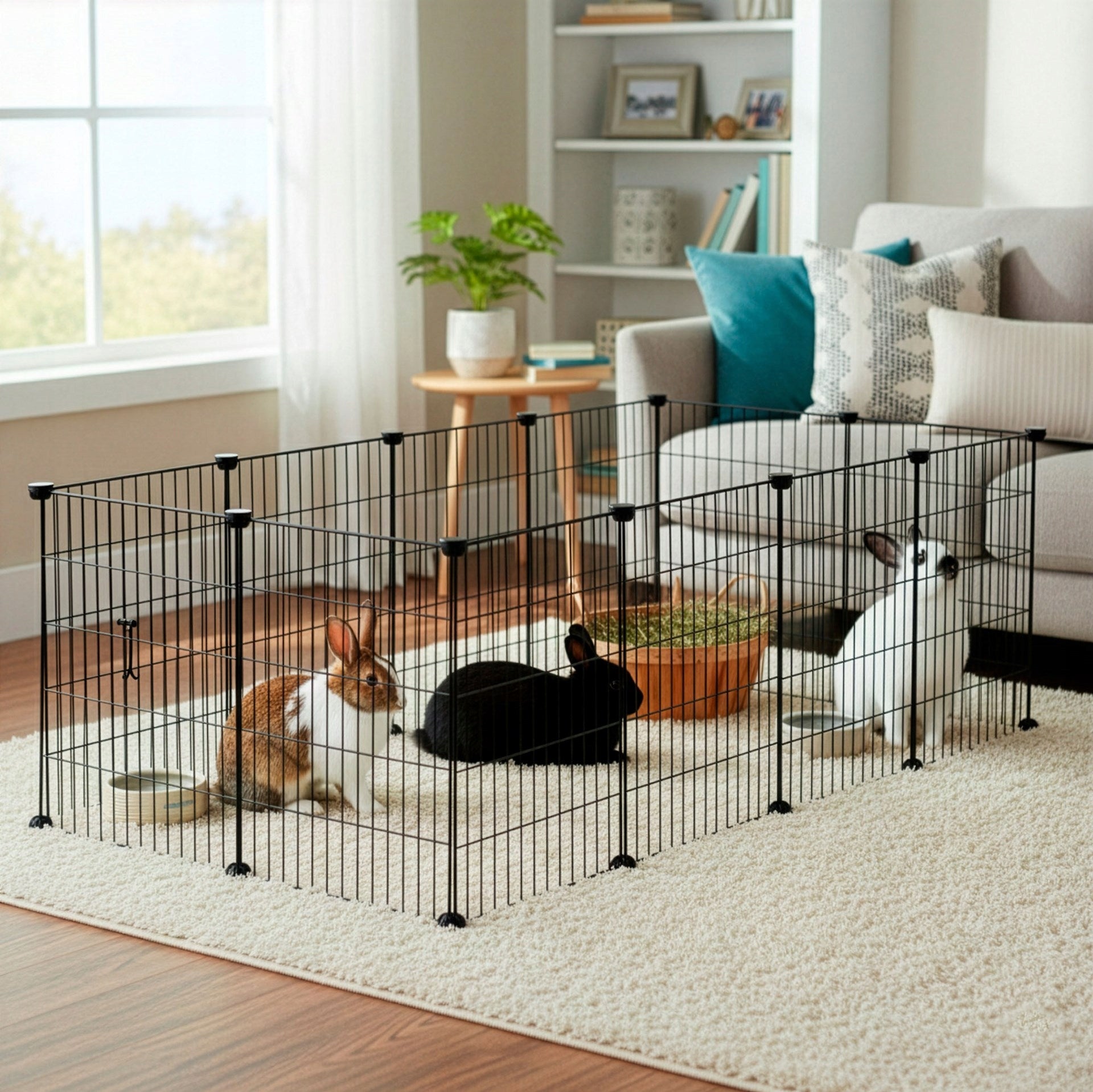 PLAYPEN CAGE CATWALK FOR DOG RABBIT ANIMAL FARMHOUSE 140x70cm LARGE FOLDING Manufacturer code PA1086