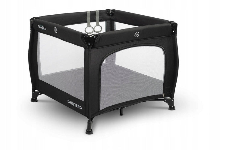 PLAYPEN CHILDREN'S COT FOLDING COMFORTABLE SAFE CARETERO QUADRA