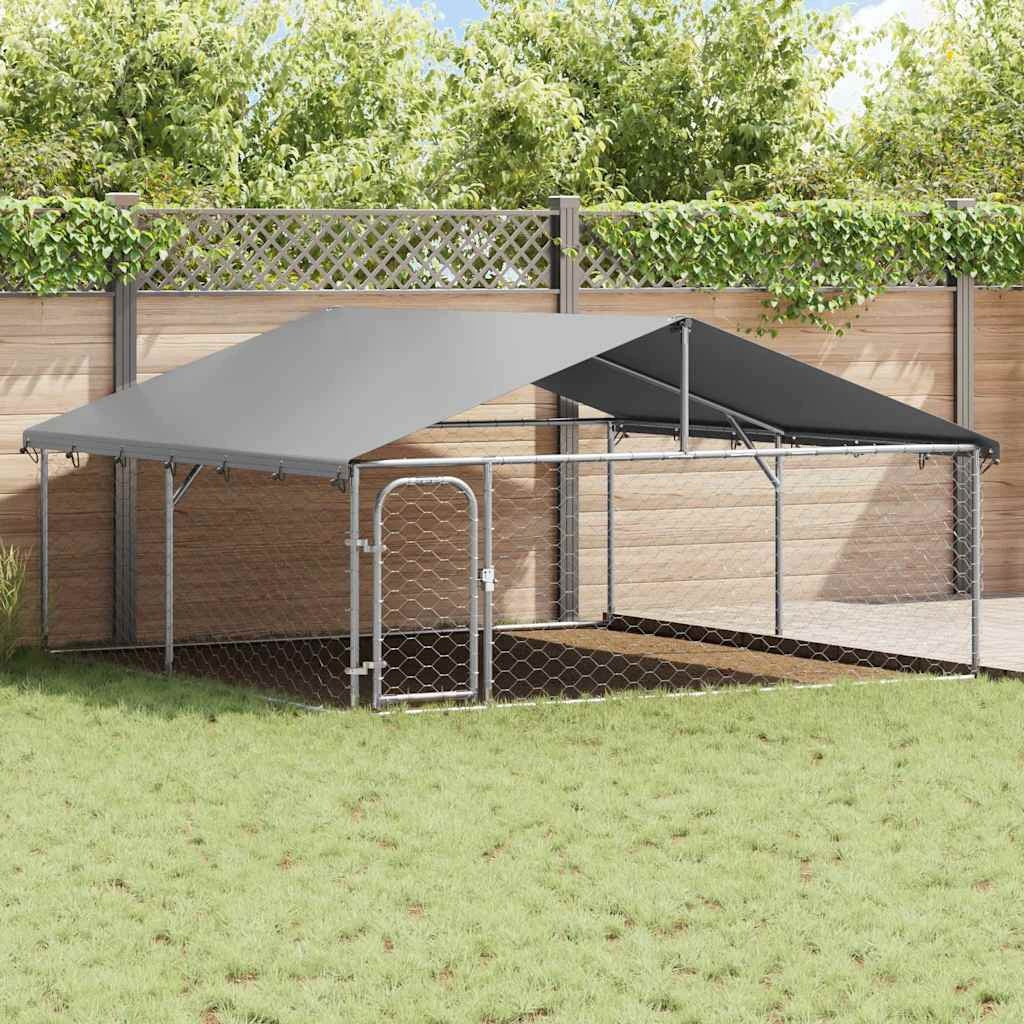 PLAYPEN DOG CAGE METAL CORRAL Runway Roof 200x200x150 cm Packaging status original