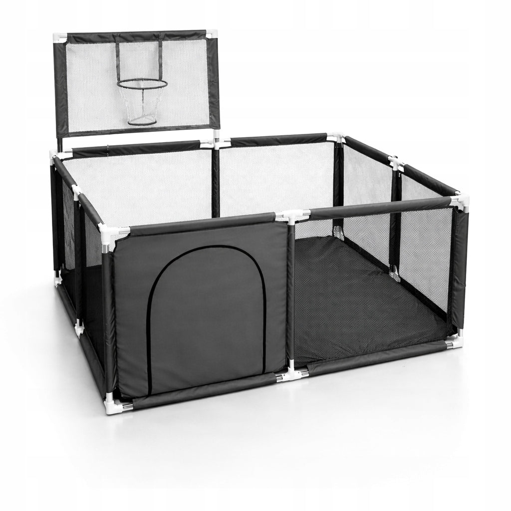 PLAYPEN FOR CHILDREN 130x130 WITH BASKET Square Toys DRY POOL + BALLS Packaging status original