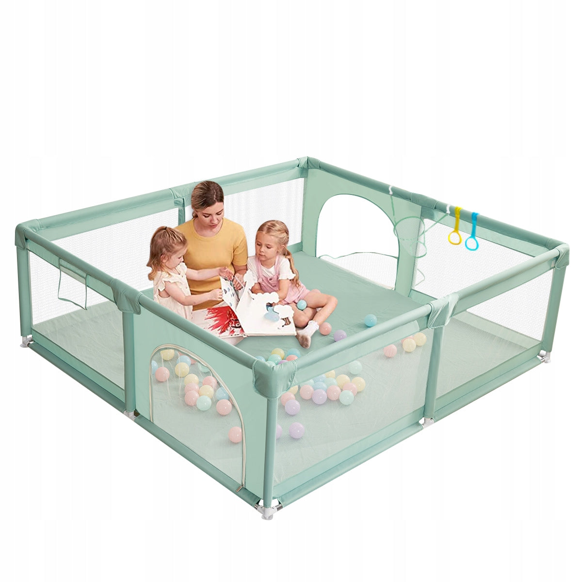 PLAYPEN FOR CHILDREN DRY POOL SQUARE TOYS 150X180CM EAN (GTIN) 6902601887445