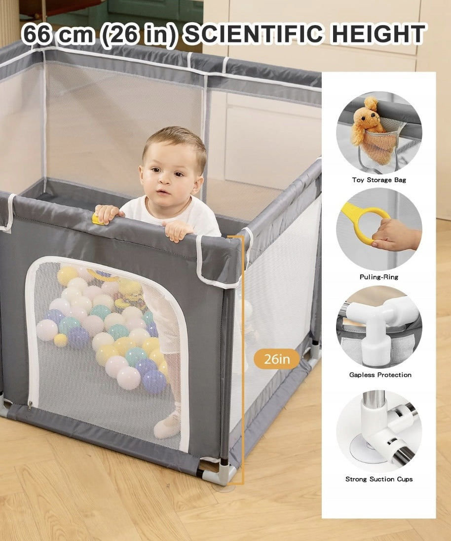 PLAYPEN FOR CHILDREN LARGE GIANT 150x180x66cm DRY POOL Manufacturer code B0D9DB846T