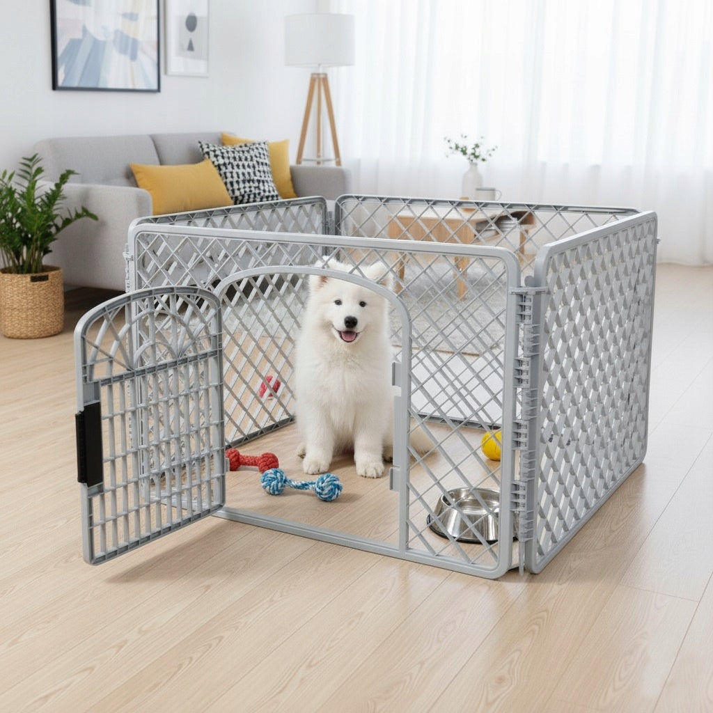 PLAYPEN FOR PUPPIES CAGE ENCLOSURE FOR DOG RABBIT SMALL ANIMALS Manufacturer code WER89099