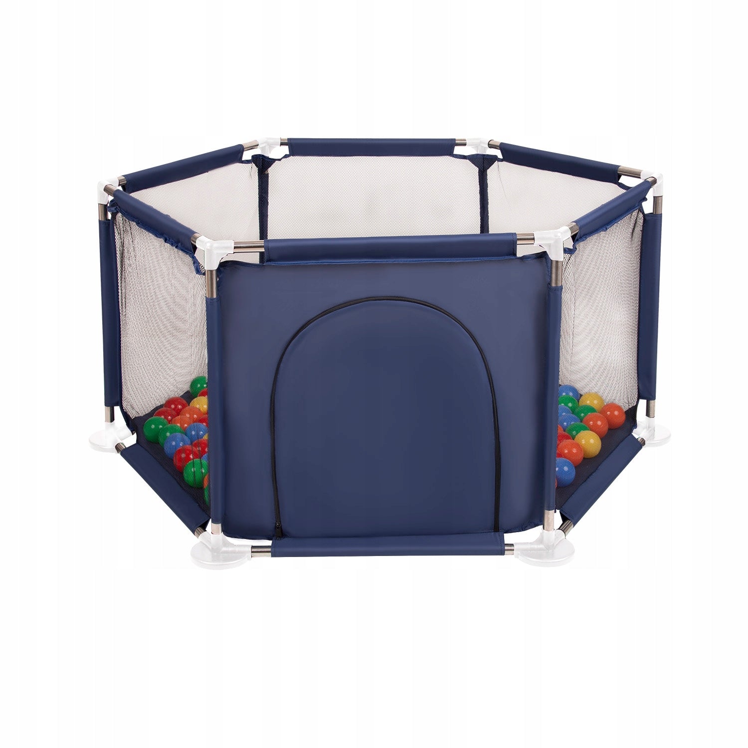 PLAYPEN HEXAGON DRY POOL FOR CHILDREN 100 BALLS NAVY BLUE SELONIS KS-100X Manufacturer code KS-42-BLUE