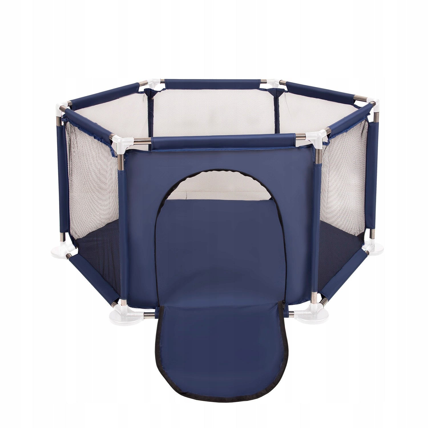 PLAYPEN HEXAGON DRY POOL FOR CHILDREN NAVY BLUE SELONIS KS-100X without balls Manufacturer code KS-100X-BLUE