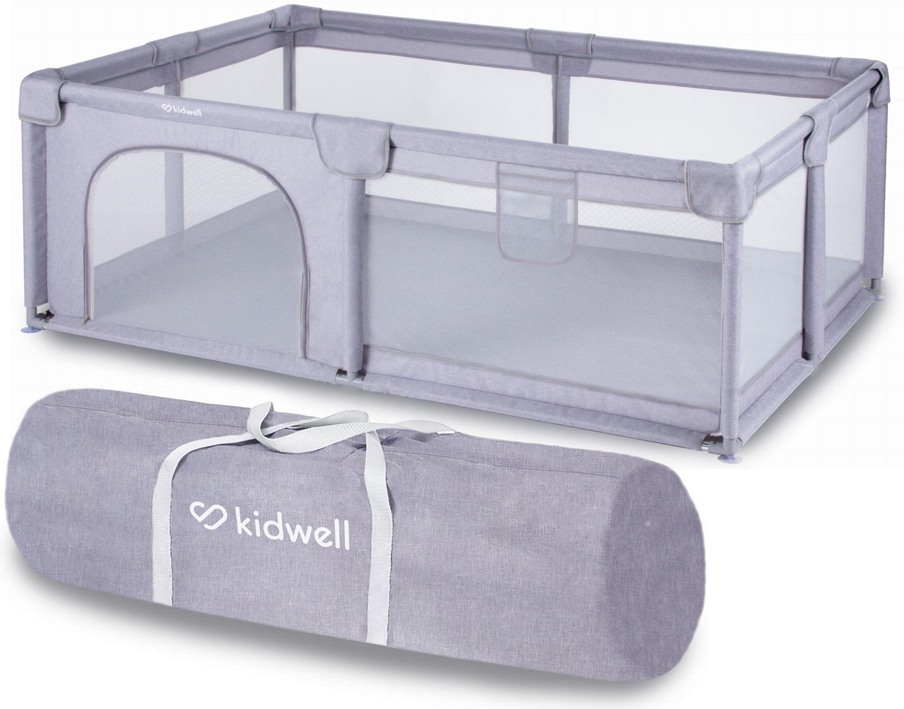 PLAYPEN SQUARE TOYS FANKO GREY KIDWELL 120x180 MEDIUM GREY
