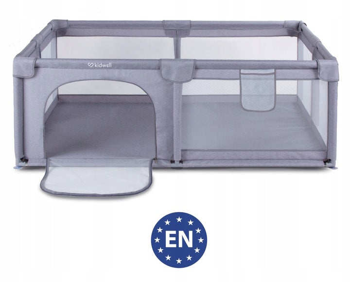 PLAYPEN SQUARE TOYS SWIMMING POOL KIDWELL FANKO GREY 120x180 LIGHT + BAG Manufacturer code KOMOFAN01A2