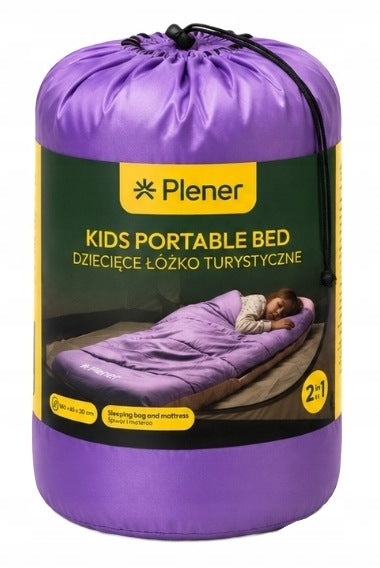PLENER KIDS Children's hiking bed sleeping bag mattress 160 x 65 x 20cm Manufacturer code 5905118115682