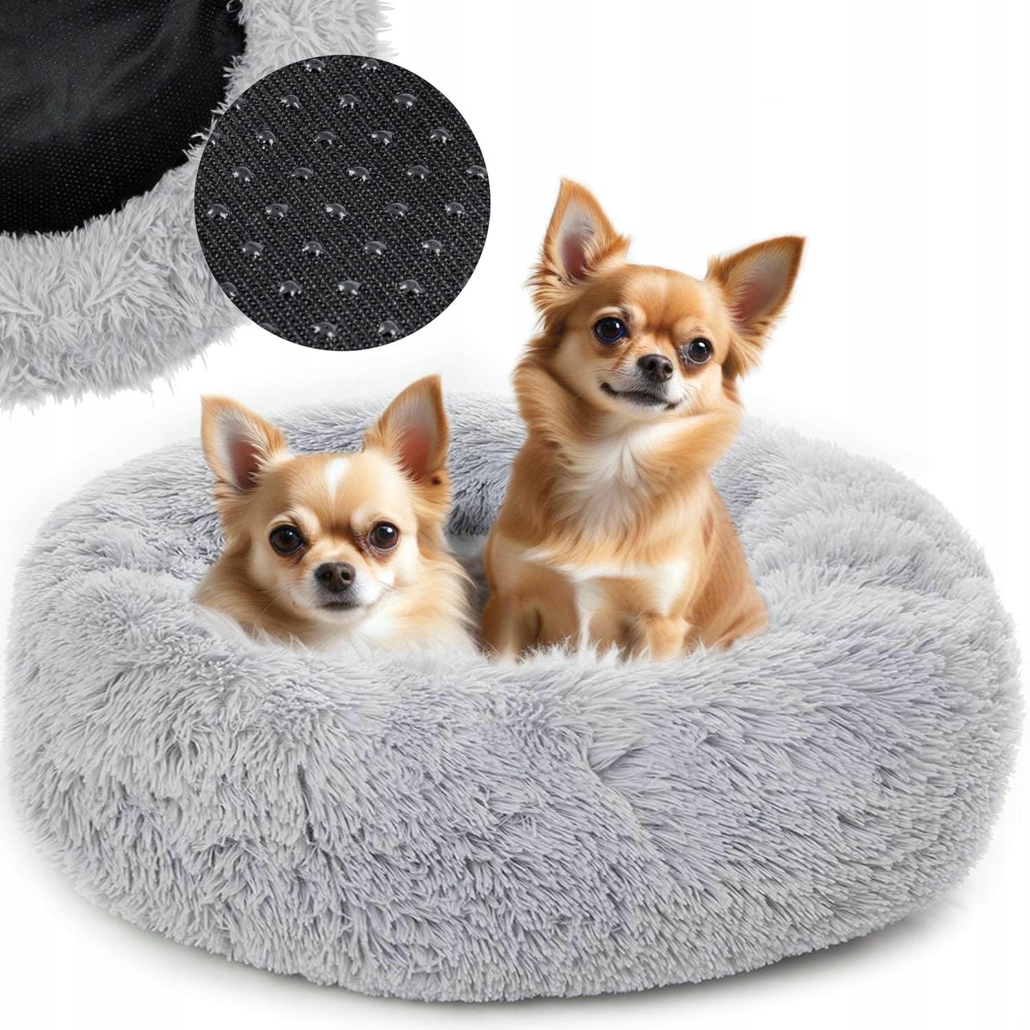 PLUSH BED FOR CAT DOG bedding playpen PILLOW round MERSJO 60cm