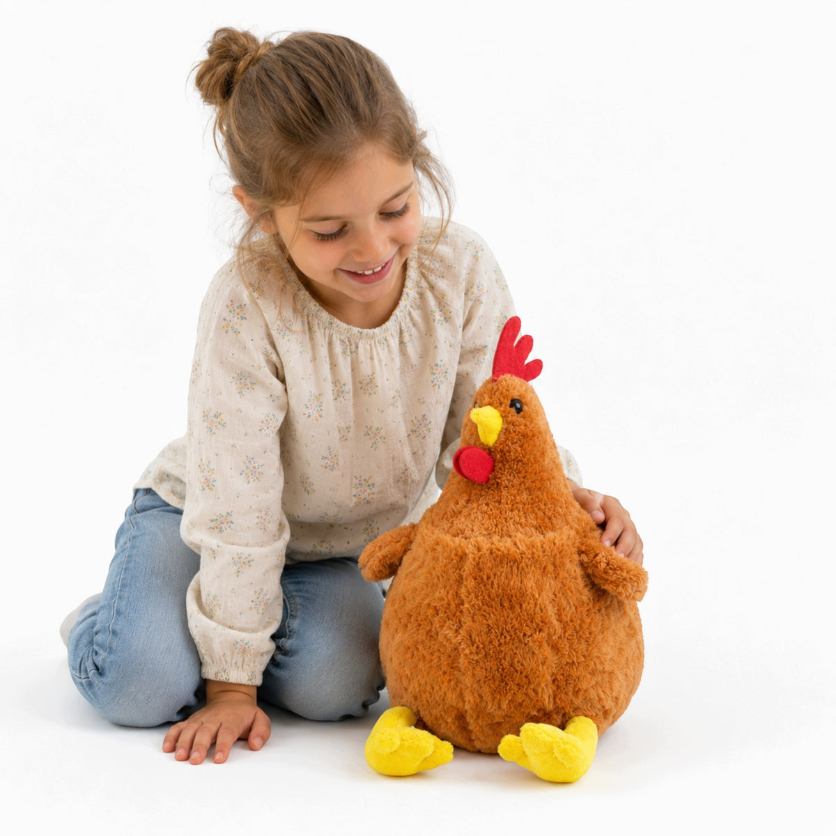 PLUSH CHICKEN PLUSH TOY CHICKEN STUFFED ANIMAL CUDDLY 25 CM GIFT TOY Packaging status original