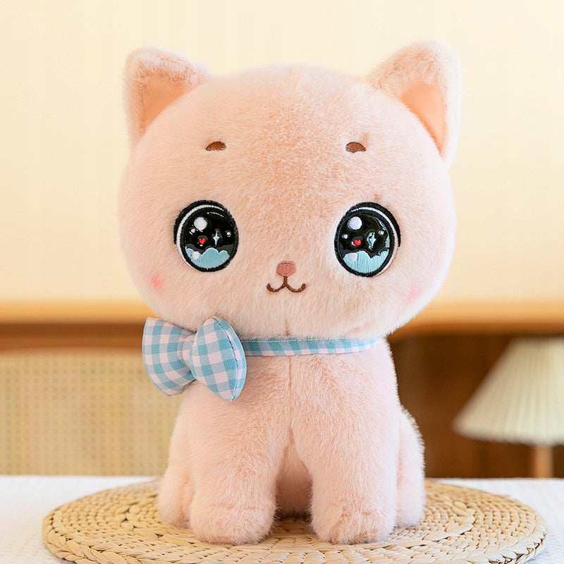 PLUSH KITTEN WITH BOW PLUSH TOY BEAR 24CM CUDDLY COLORS Manufacturer code 4558