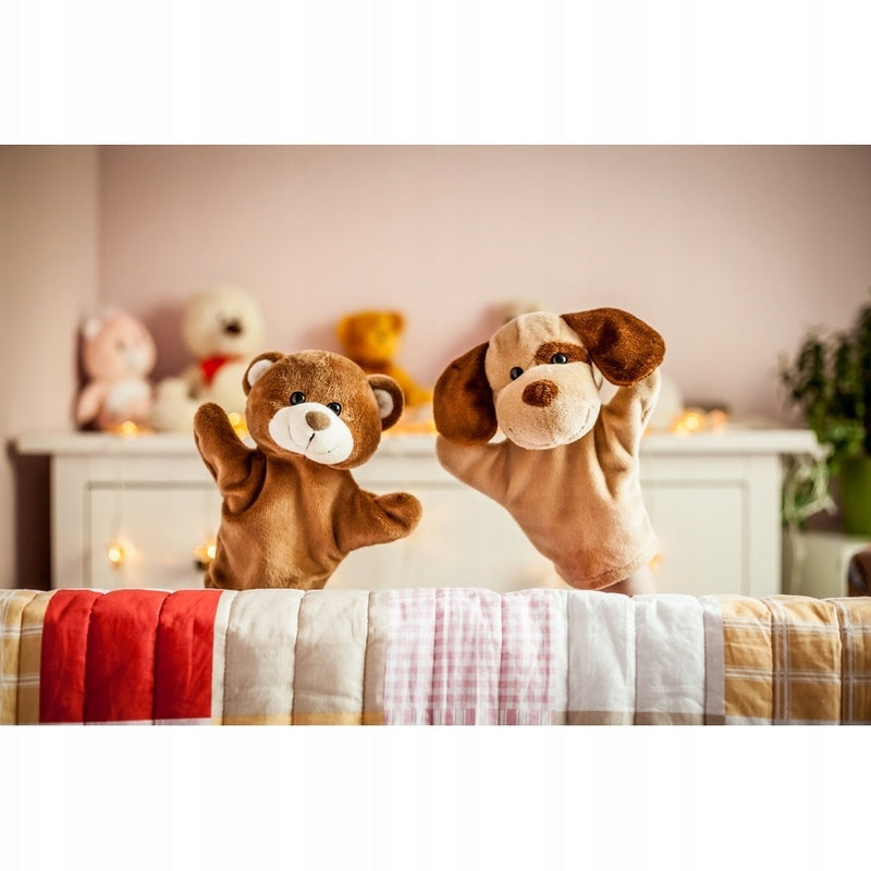 PLUSH PUPPET 5 pieces dog cat lion bear elephant EAN (GTIN) 5903291001457