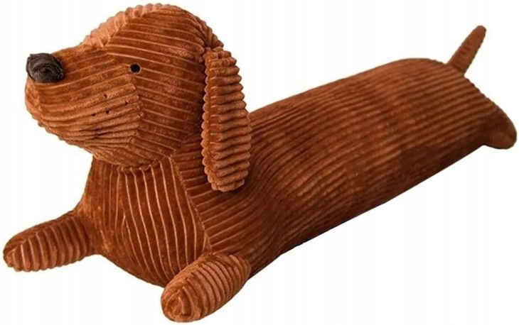 PLUSH TOY GIANT PLUSH CUDDLY DOG DACHSHUND 110CM BROWN