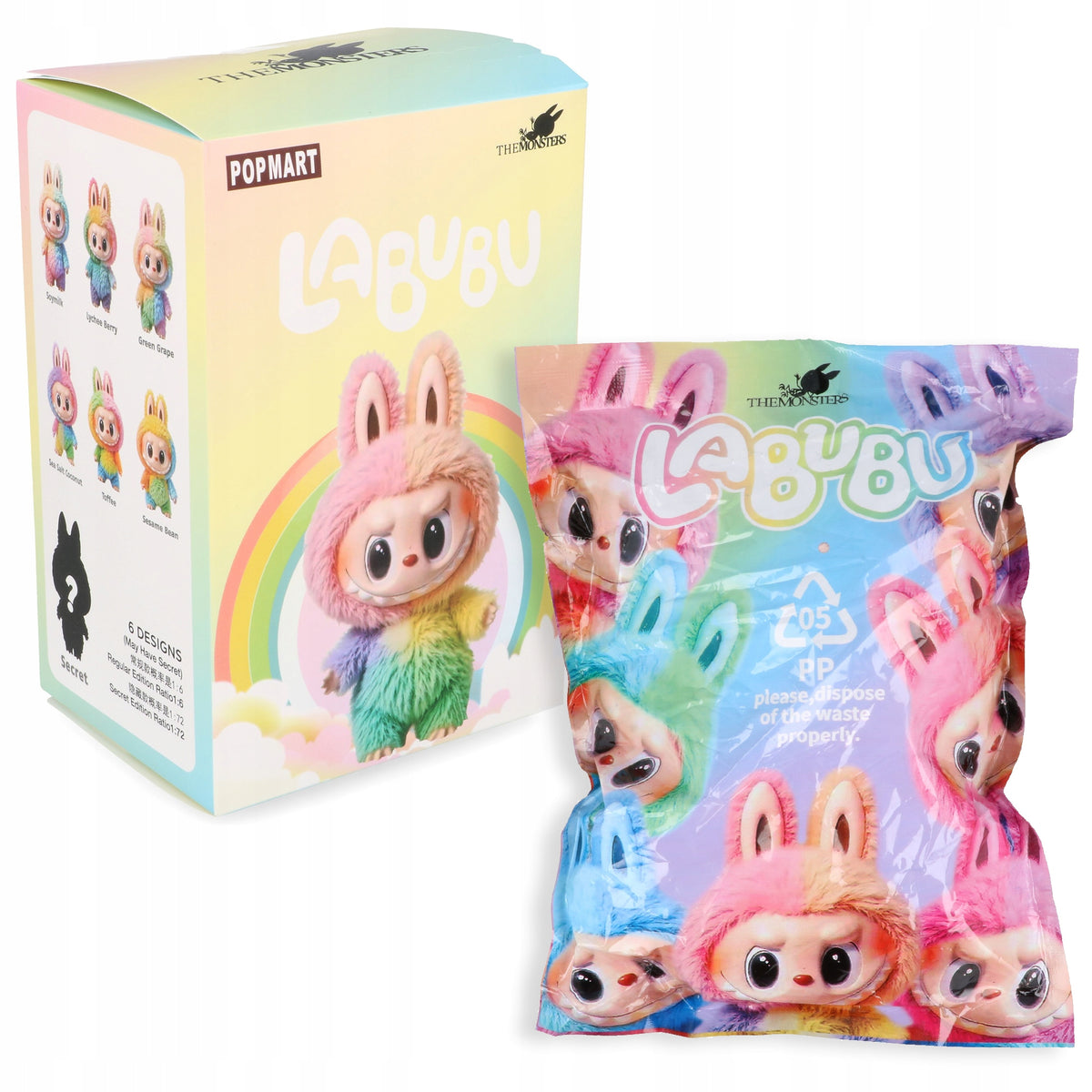 PLUSH TOY KEYCHAIN SURPRISE LABUBU INTERACTIVE SINGING la bubu Brand POP MART