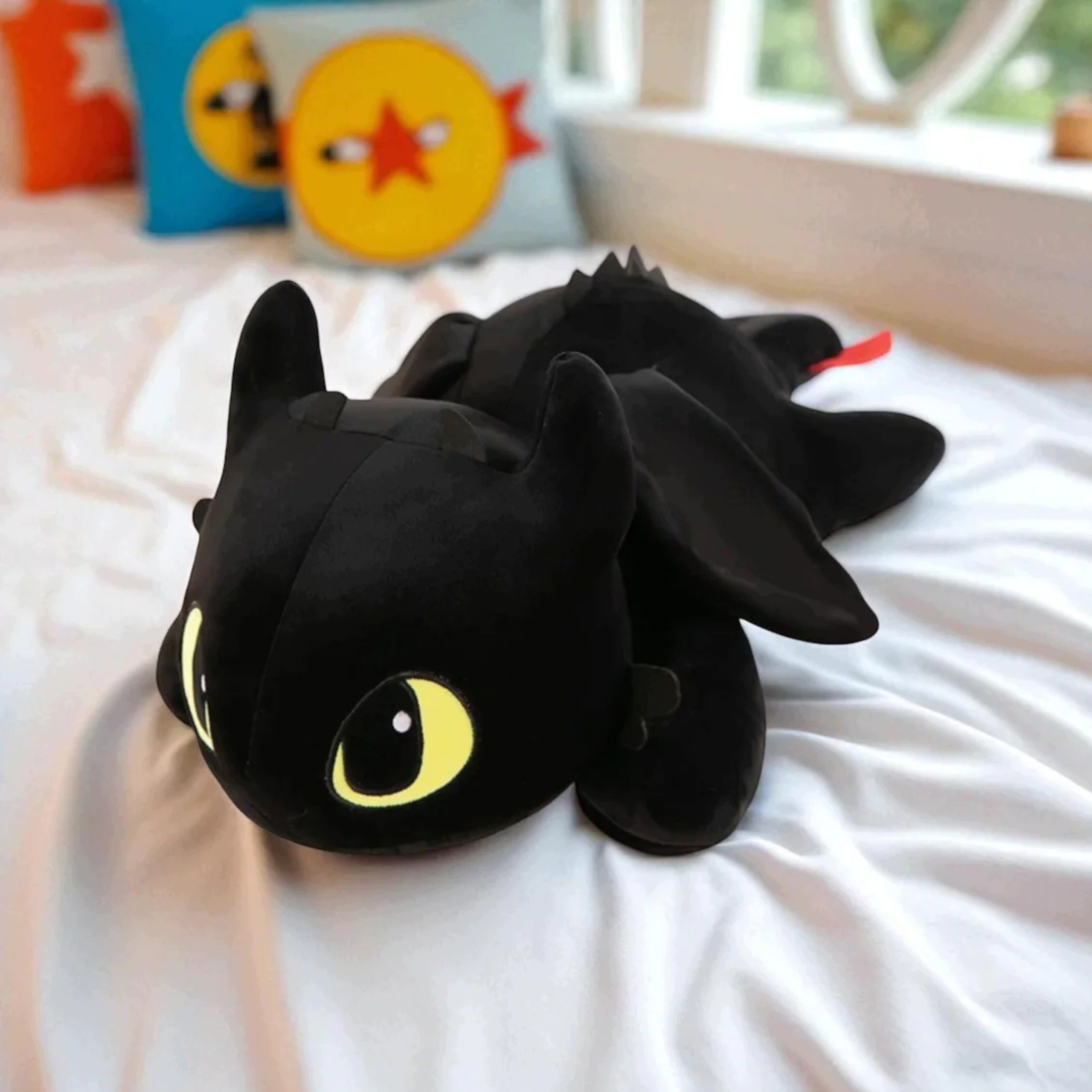 PLUSH TOY TOOTHLESS 60CM 3in1 PILLOW CUDDLY + BLANKET 150x100 Manufacturer code Miś szczerbatek z bajki smok czarny z kocem