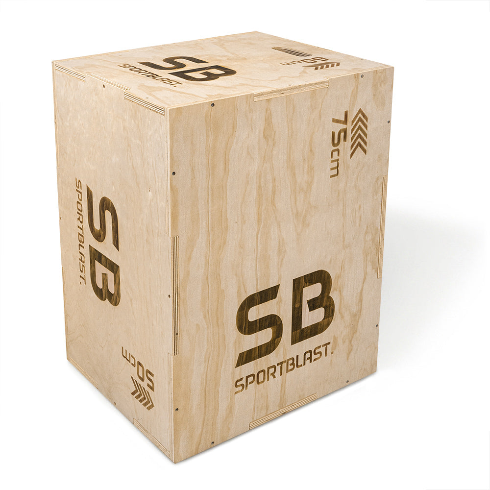 PLYOMETRIC CHEST 50x60x75cm for fitness exercises crossfit JUMP BOX Manufacturer code Skrzynia plyometryczna solidna jump box