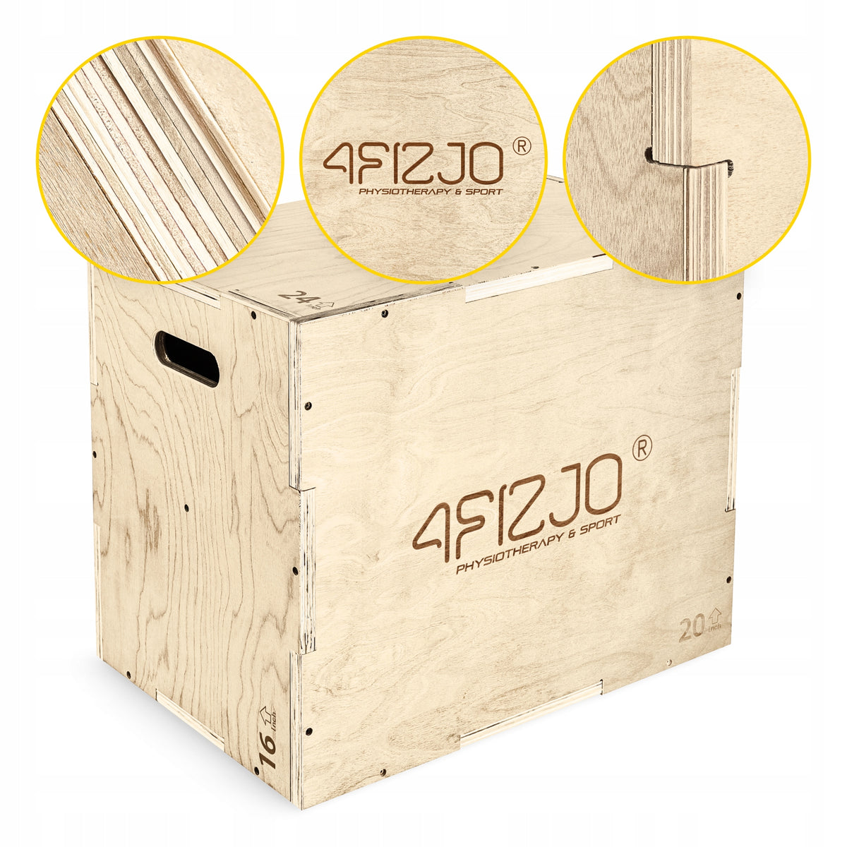 PLYOMETRIC JUMP BOX GYM FOR CROSSFIT EXERCISES AND WOODEN JUMPS Manufacturer code JUMP BOX