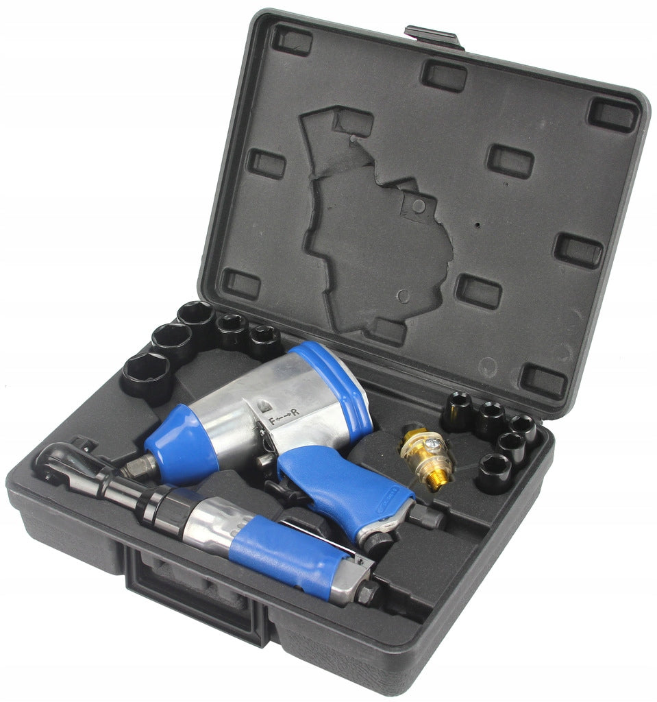 PNEUMAT TOOL SET. 14PCS 2+12accesses Brand Mar-Pol