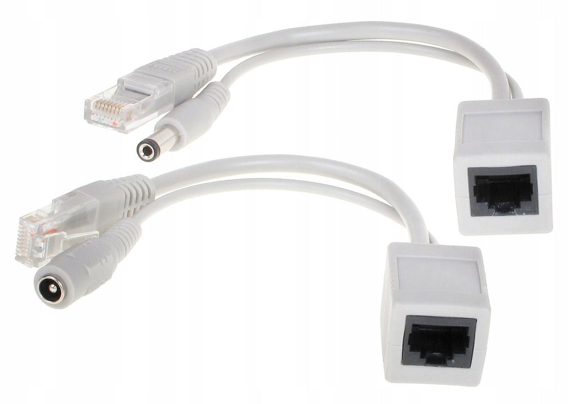 POE CONNECTOR FOR POWERING THE CAMERA AFTER TWISTED PAIR SET OF CONNECTORS
