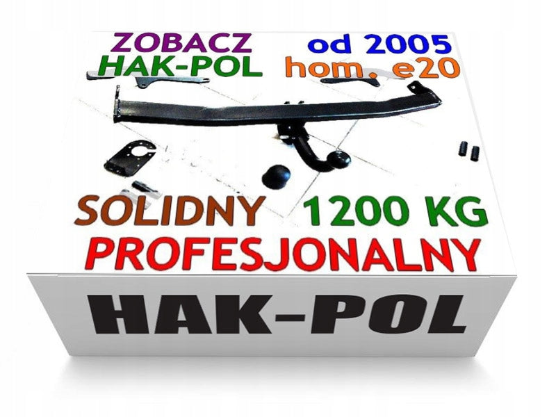 POL TOWING HOOK RENAULT CLIO 3 III FROM 2005 TO 2013 HTB HATCHBACK 3/5D