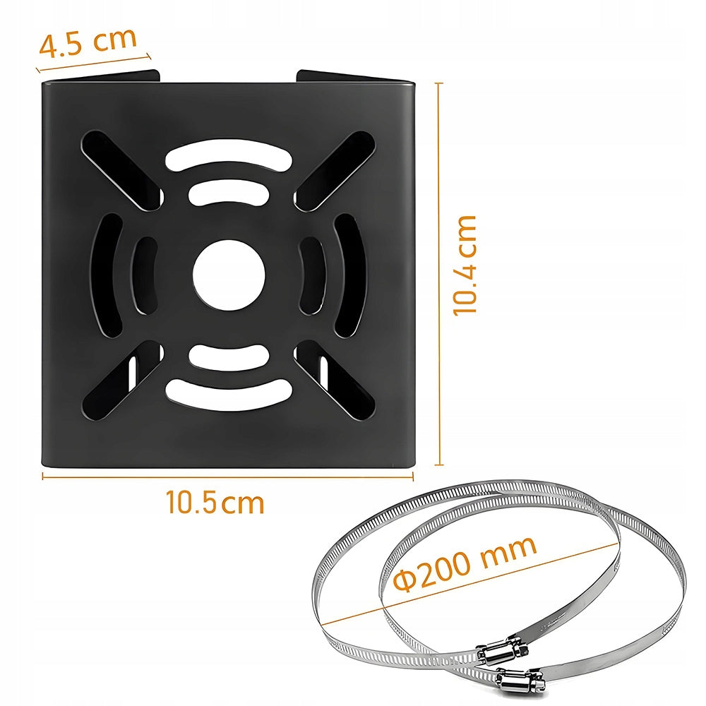 POLE MOUNTING BRACKET FOR CAMERAS BLACK FOR MONITOR Brand no brand