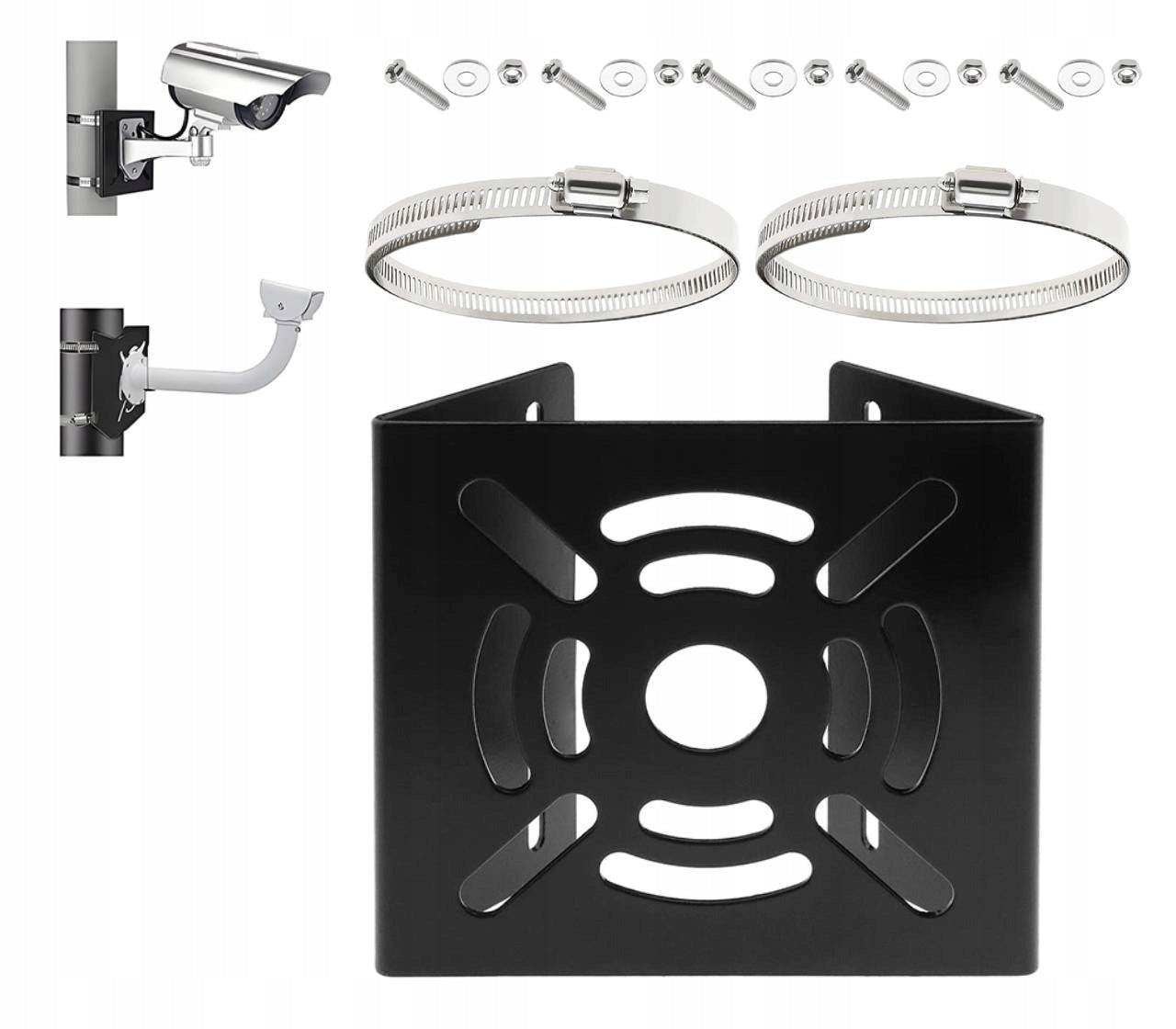 POLE MOUNTING BRACKET FOR CAMERAS BLACK FOR MONITOR Model RGHFREAS1