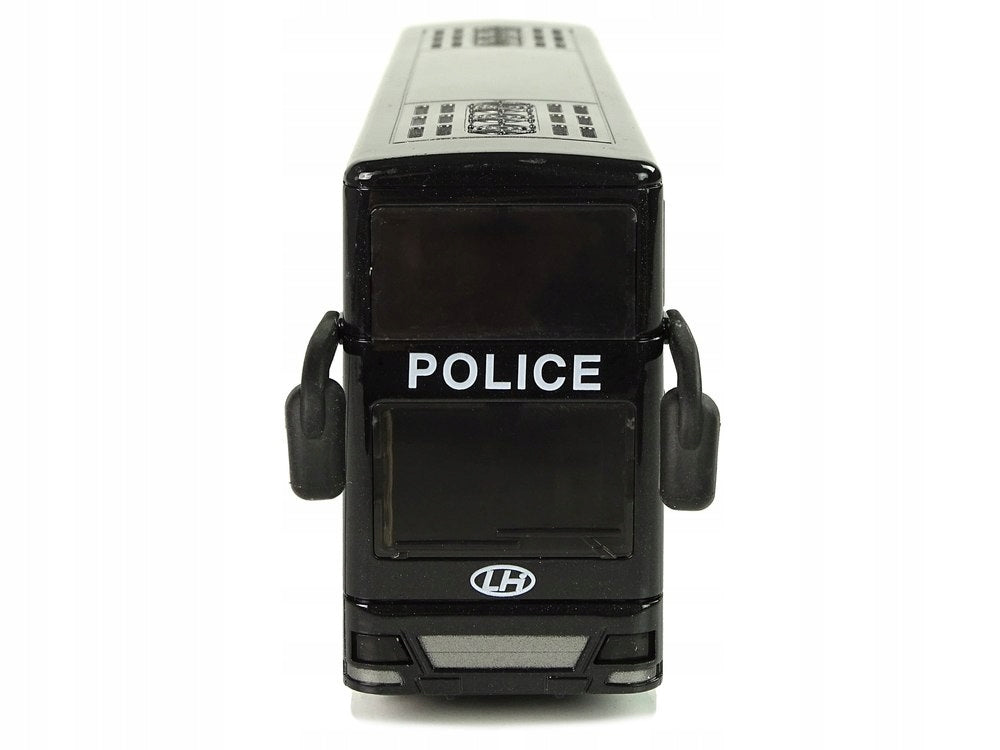 POLICE BUS 10030 WITH SOUND BLACK - MODEL 2023 Kid's age 3+ years