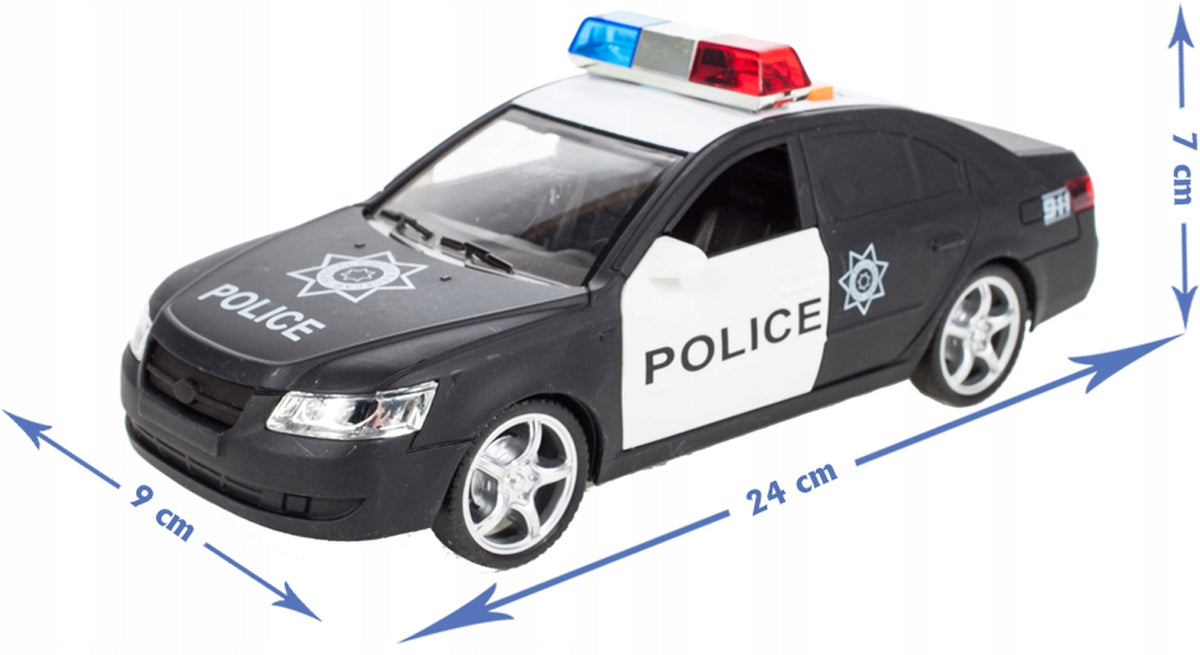 POLICE CAR INTERACTIVE CAR POLICE 1:16 FOR BOY TO PLAY Packaging status original