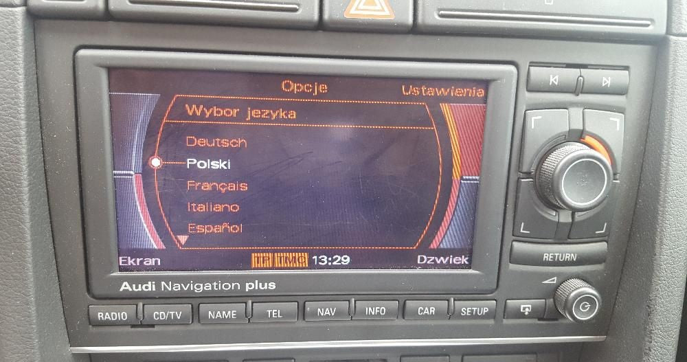 POLISH MENU AUDI A3 A4 A6 Q7 RNS-E EAN (GTIN) 4250363332188