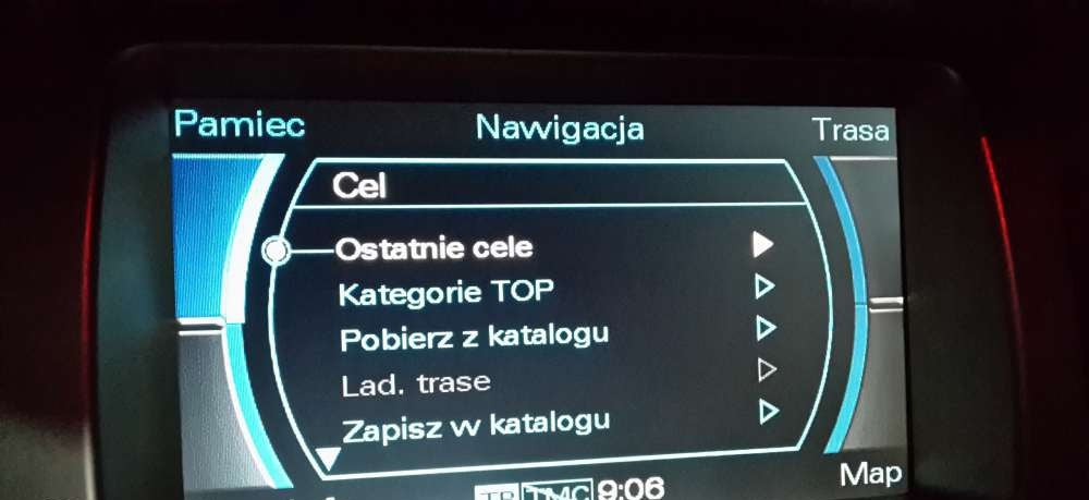 POLISH MENU AUDI A3 A4 A6 Q7 RNS-E