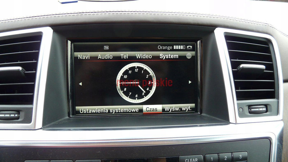 POLISH MENU MERCEDES CLA GLA GLE ML NAVIGATION USA Map Radio Carplay EAN (GTIN) 5904585010049