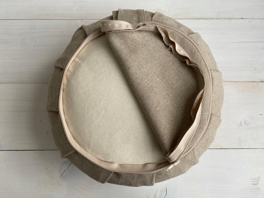 POLISH PRODUCT ZAFU MEDITATION pillow with COVER - linen Manufacturer code WG-0772