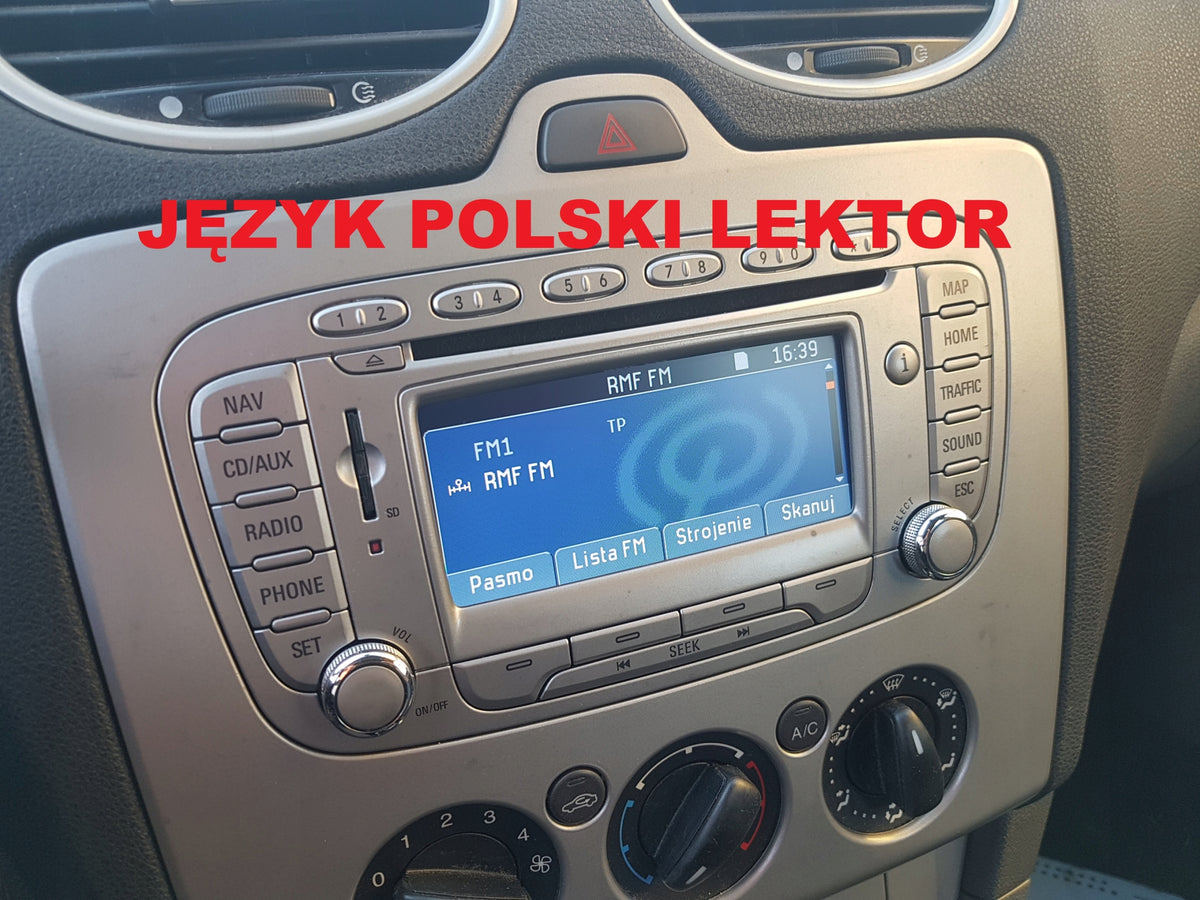 POLSKIE MENU LEKTOR FORD NAWIGACJA FX NAPRAWA MONDEO S-MAX KUGA GALAXY