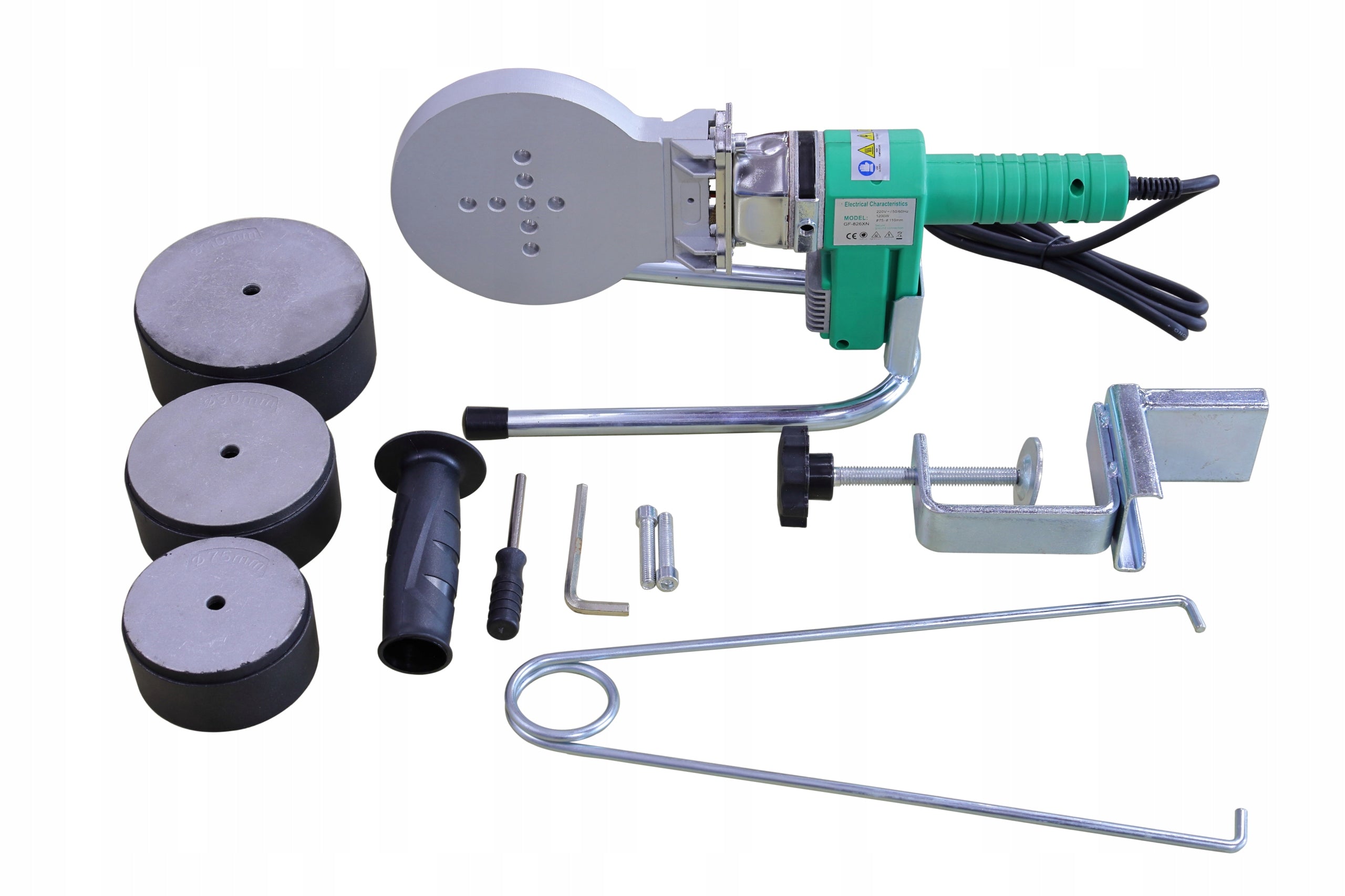 POLYFUSION PIPE WELDING MACHINE 75, 90, 110 SET Electronic control! Brand RAMECH